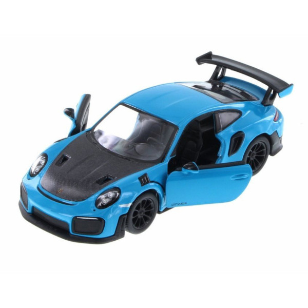 Автомодель легкова PORSCHE 911 GT2 RS 5" KT5408W 1:36 Синій