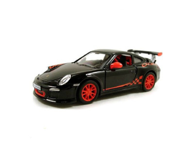 Колекційна іграшкова машинка PORSCHE 911 GTS RS KT5352W інерційна Чорний