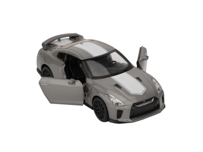 Модель автомобіля "Nissan GT-R (R35)" 68469 масштаб 1:32 світло звук Сріблястий Модель автомобіля "Nissan GT-R (R35)" 68469 масштаб 1:32 світло звук Сріблястий