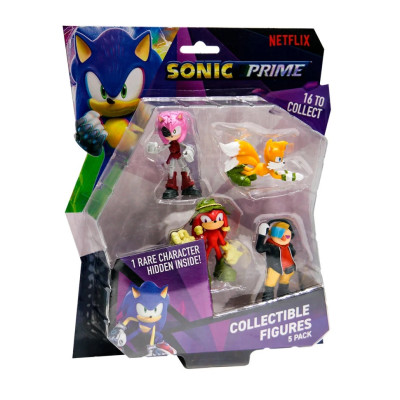 Набір ігрових фігурок Пригоди Наклза SONIC PRIME SON2040B 5 фігурок 65 см