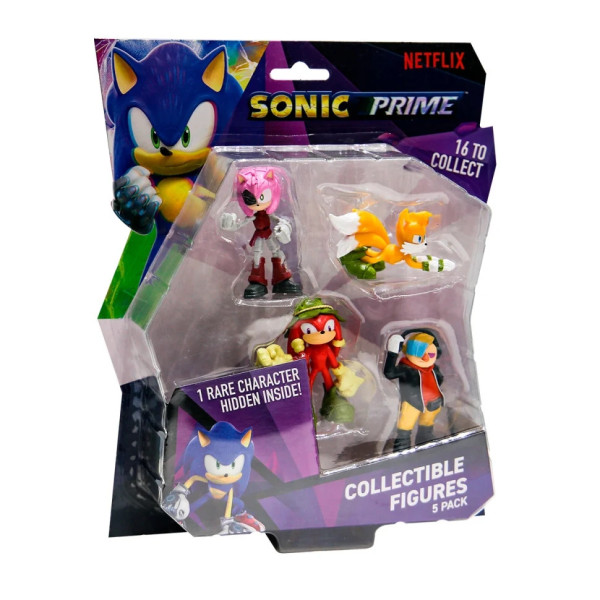 Набір ігрових фігурок Пригоди Наклза SONIC PRIME SON2040B 5 фігурок 65 см