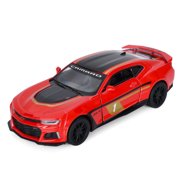 Дитяча модель машинки Chevrolet Camaro ZL1 2017 Kinsmart KT5399FW інерційна 1:38 Red