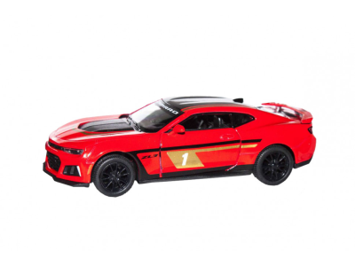 Дитяча модель машинки Chevrolet Camaro ZL1 2017 Kinsmart KT5399FW інерційна 1:38 Red