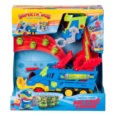 Дитячий ігровий набір "Трак Містера Кінга" SuperThings PSTSP114IN10 4 фігурки 3 снаряди