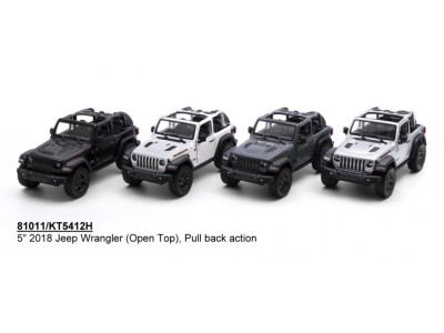 Колекційна іграшкова машинка Jeep Wrangler KT5412WH інерційна Колекційна іграшкова машинка Jeep Wrangler KT5412WH інерційна