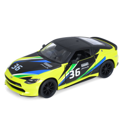 Машинка інерційна 2023 Nissan Fairlady Z KT5443WF(Yellow) 1:36 12 см відчиняються двері