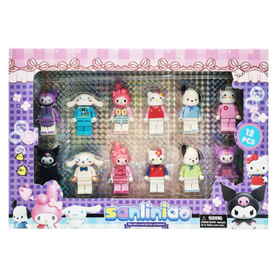 Ігровий набір фігурок Персонажі Kuromi 22658 12 шт пластик