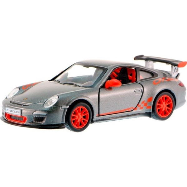 Колекційна іграшкова машинка PORSCHE 911 GTS RS KT5352W інерційна Сірий
