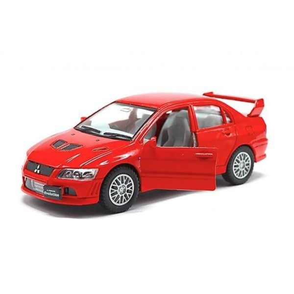 Колекційна машинка "Mitsubishi Evolution VII" KT5052W(Red) масштаб 1:42 Колекційна машинка "Mitsubishi Evolution VII" KT5052W(Red) масштаб 1:42
