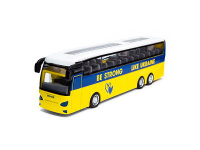 Дитяча колекційна модель "Автобус екскурсійний Україна" TechnoDrive 250419CG