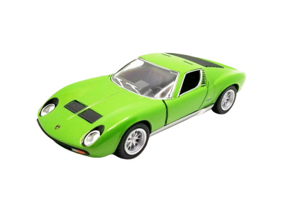 Колекційна машинка "Lamborghini Miura P400 SV" KT5390W(Green) масштаб 1:42 Колекційна машинка "Lamborghini Miura P400 SV" KT5390W(Green) масштаб 1:42