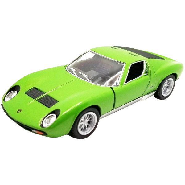 Колекційна машинка "Lamborghini Miura P400 SV" KT5390W(Green) масштаб 1:42 Колекційна машинка "Lamborghini Miura P400 SV" KT5390W(Green) масштаб 1:42