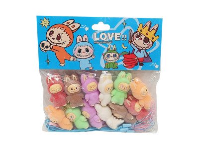Дитяча фігурка Labubu the Monsters Dragons ZB-1101 в наборі 12 штук Дитяча фігурка Labubu the Monsters Dragons ZB-1101 в наборі 12 штук