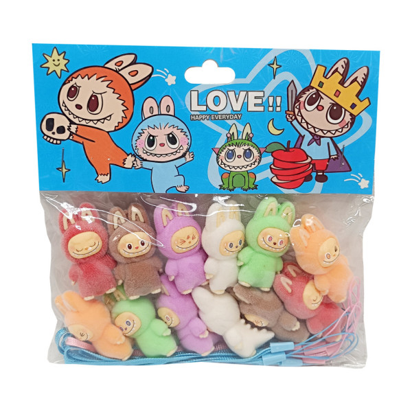 Дитяча фігурка Labubu the Monsters Dragons ZB-1101 в наборі 12 штук