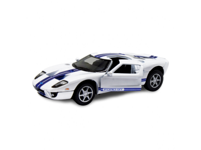 Дитяча модель машинки Ford GT 2006 Kinsmart KT5092W інерційна 1:36 White Дитяча модель машинки Ford GT 2006 Kinsmart KT5092W інерційна 1:36 White