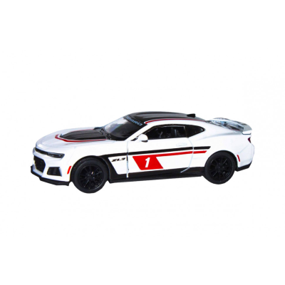 Дитяча модель машинки Chevrolet Camaro ZL1 2017 Kinsmart KT5399FW інерційна, 1:38 White