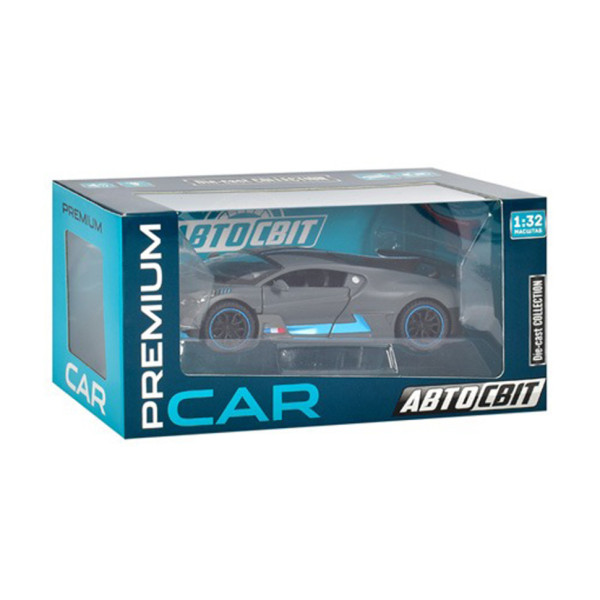 Дитяча іграшкова машинка "Bugatti" AP-1748(Grey) масштаб 1:32