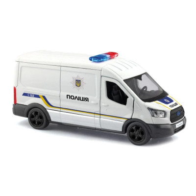 Автомодель "FORD TRANSIT VAN ПОЛІЦІЯ" 250343U, 1:32