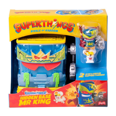 Дитячий ігровий набір "Прихована база містера Кінга" SuperThings PSTSP112IN240 серії "Kazoom Power" Дитячий ігровий набір "Прихована база містера Кінга" SuperThings PSTSP112IN240 серії "Kazoom Power"