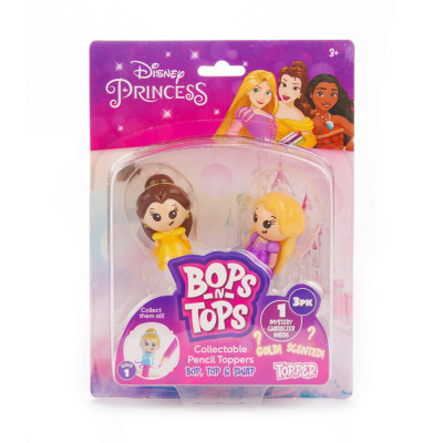 Набір колекційних фігурок-топерів Принцеси Дісней Sambro DSP20-3980-KV-FO серії "Bop n Tops"
