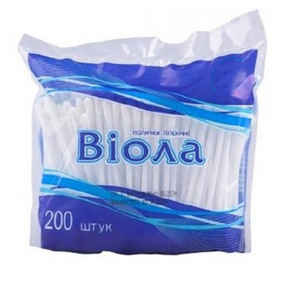 Гігієнічні ватні палички "Віола" VP-KK-200 200 шт