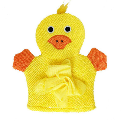 Мочалка-рукавичка для купання малюків MGZ-0911(Yellow) Каченя Мочалка-рукавичка для купання малюків MGZ-0911(Yellow) Каченя