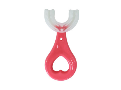Дитяча Зубна щітка-капа MGZ-0704(Pink) з обмежувачем