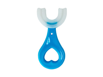 Дитяча Зубна щітка-капа MGZ-0704(Blue) з обмежувачем