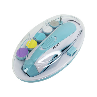 Дитячий електричний тример для нігтів Mega Zayka MGZ-0720(Blue)