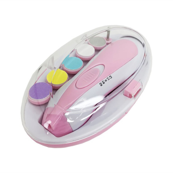 Дитячий електричний тример для нігтів Mega Zayka MGZ-0720(Pink)