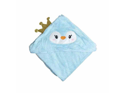 Дитячий рушник з капюшоном MGZ-0640(Blue) розмір 80х80 см Дитячий рушник з капюшоном MGZ-0640(Blue) розмір 80х80 см