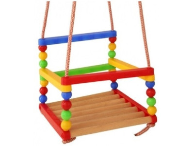 Підвісна гойдалка S0012 дерев'яна Підвісна гойдалка S0012 дерев'яна
