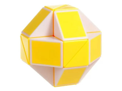 Змійка рубика Змійка біло-жовта в коробці Smart Cube SCT405 Змійка рубика Змійка біло-жовта в коробці Smart Cube SCT405