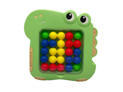 Дитяча логічна розвиваюча гра "Крокодил" 1139 із безпечних матерів Зелений