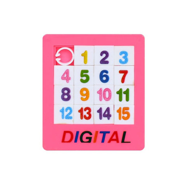 Логічна гра "Пятнашки" 1376-B(Pink) від 1 до 15 рожевий Логічна гра "Пятнашки" 1376-B(Pink) від 1 до 15 рожевий
