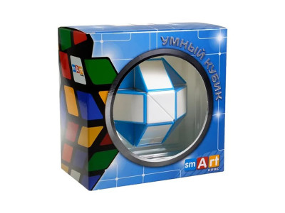 Змійка Рубіка Smart Cube біло-блакитна SCT401 у коробці Змійка Рубіка Smart Cube біло-блакитна SCT401 у коробці