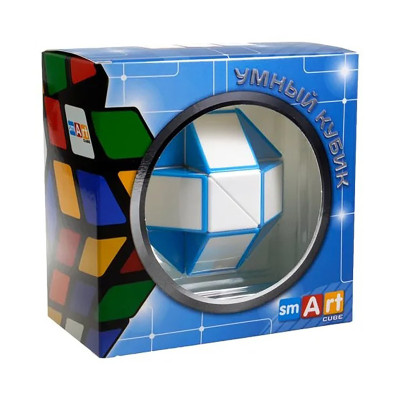 Змійка Рубіка Smart Cube біло-блакитна SCT401 у коробці Змійка Рубіка Smart Cube біло-блакитна SCT401 у коробці