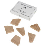 Набір деревяних головоломок "Wooden mini puzzle set #2" set2en 6 штук