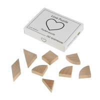 Набір деревяних головоломок "Wooden mini puzzle set #2" set2en 6 штук