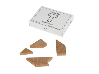 Дерев'яна міні головоломка "T-Puzzle pocket puzzle" 5001en