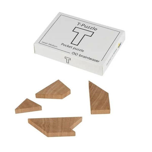 Деревяна міні головоломка "T-Puzzle pocket puzzle" 5001en