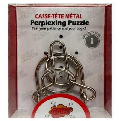 Металева головоломка "Perplexing puzzle" 5562D-25 1 рівень складності Металева головоломка "Perplexing puzzle" 5562D-25 1 рівень складності