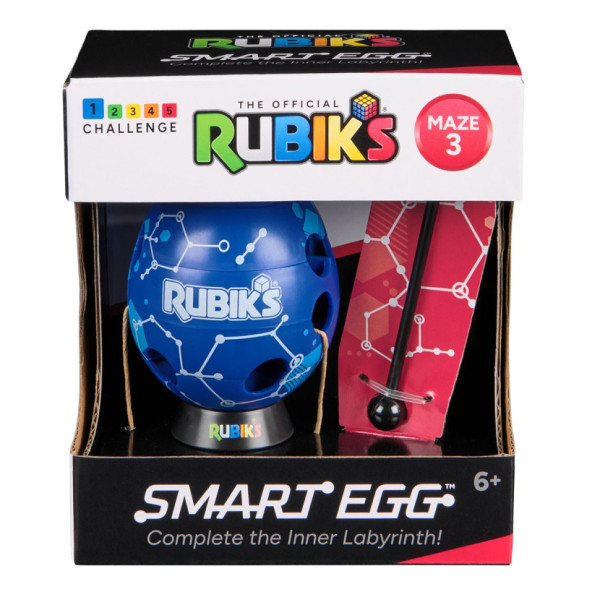 Розвиваюча Головоломка Смарт-яйце Rubiks 6071681(Blue) паличка підставка
