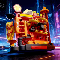 Дитяча розвиваюча гра "Вертикальна 3D траса" 216-2Y 6 кульок