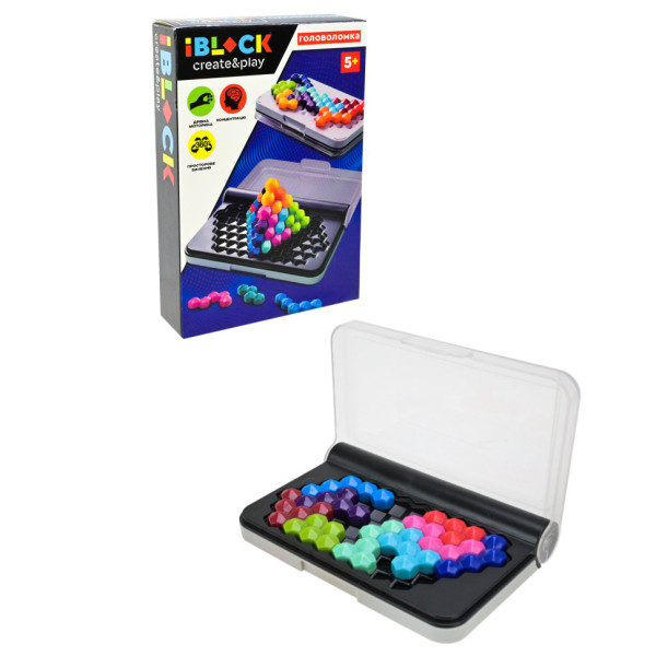 Головоломка серії "Create and Play" PL-724-114 розвиток логіки 120 варіацій складання Головоломка серії "Create and Play" PL-724-114 розвиток логіки 120 варіацій складання