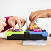 Настільна гра головоломка "IQ game toys" IQ-5 ігрове поле кульки 40 карток