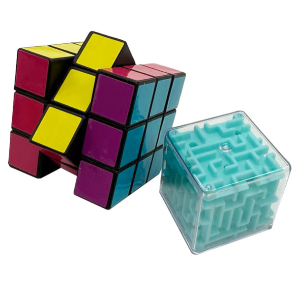 Набір головоломок 2 в 1 "Лабіринт-Кубик" IGR119 розмір 3х3