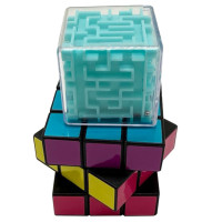 Набір головоломок 2 в 1 "Лабіринт-Кубик" IGR119 розмір 3х3