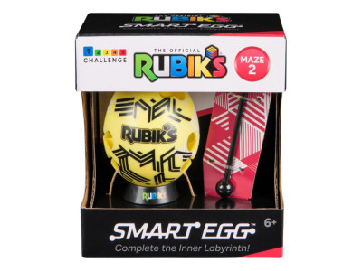 Розвиваюча Головоломка Смарт-яйце Rubiks 6071681(Yellow) паличка підставка