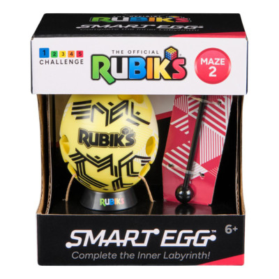 Розвиваюча Головоломка Смарт-яйце Rubiks 6071681(Yellow) паличка підставка